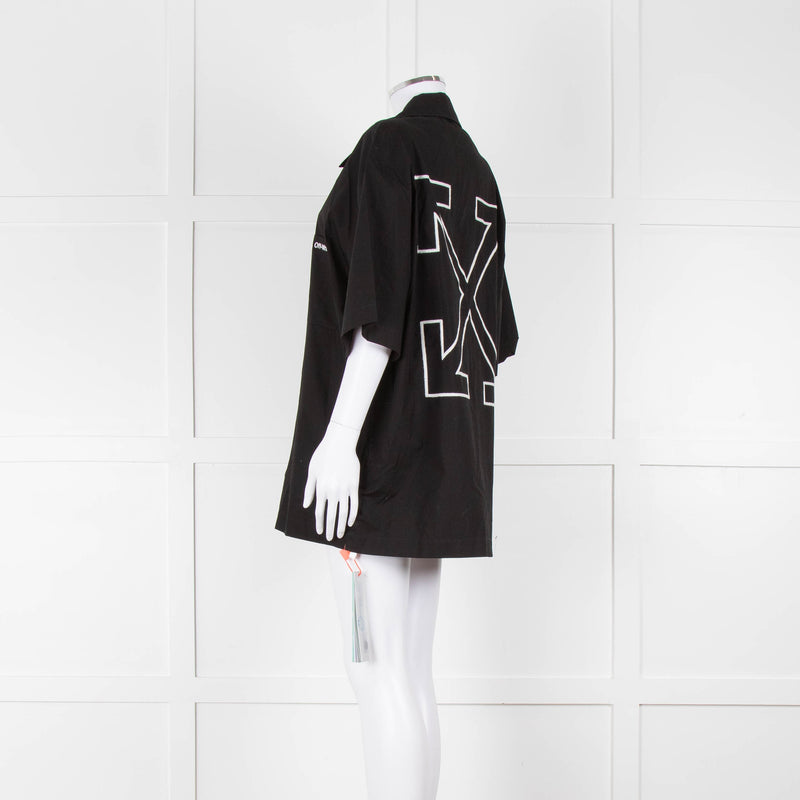 Off-White Black Cotton Shortsleeve Shirt