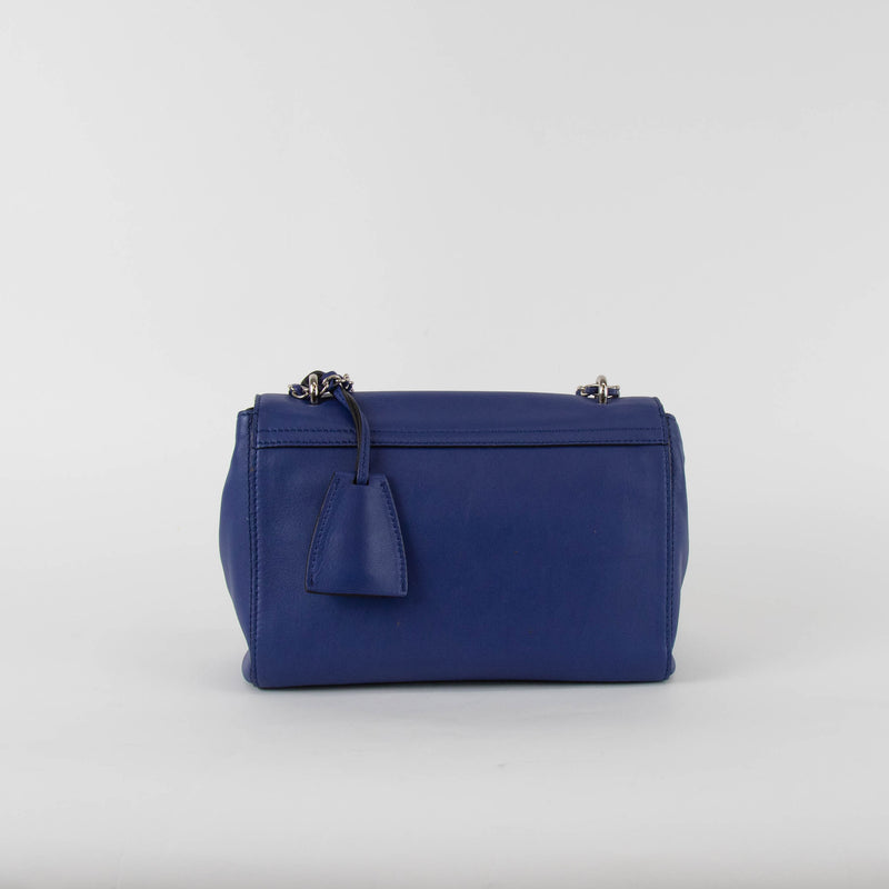 Mulberry Royal Blue Lily Bag With Silver Hardware