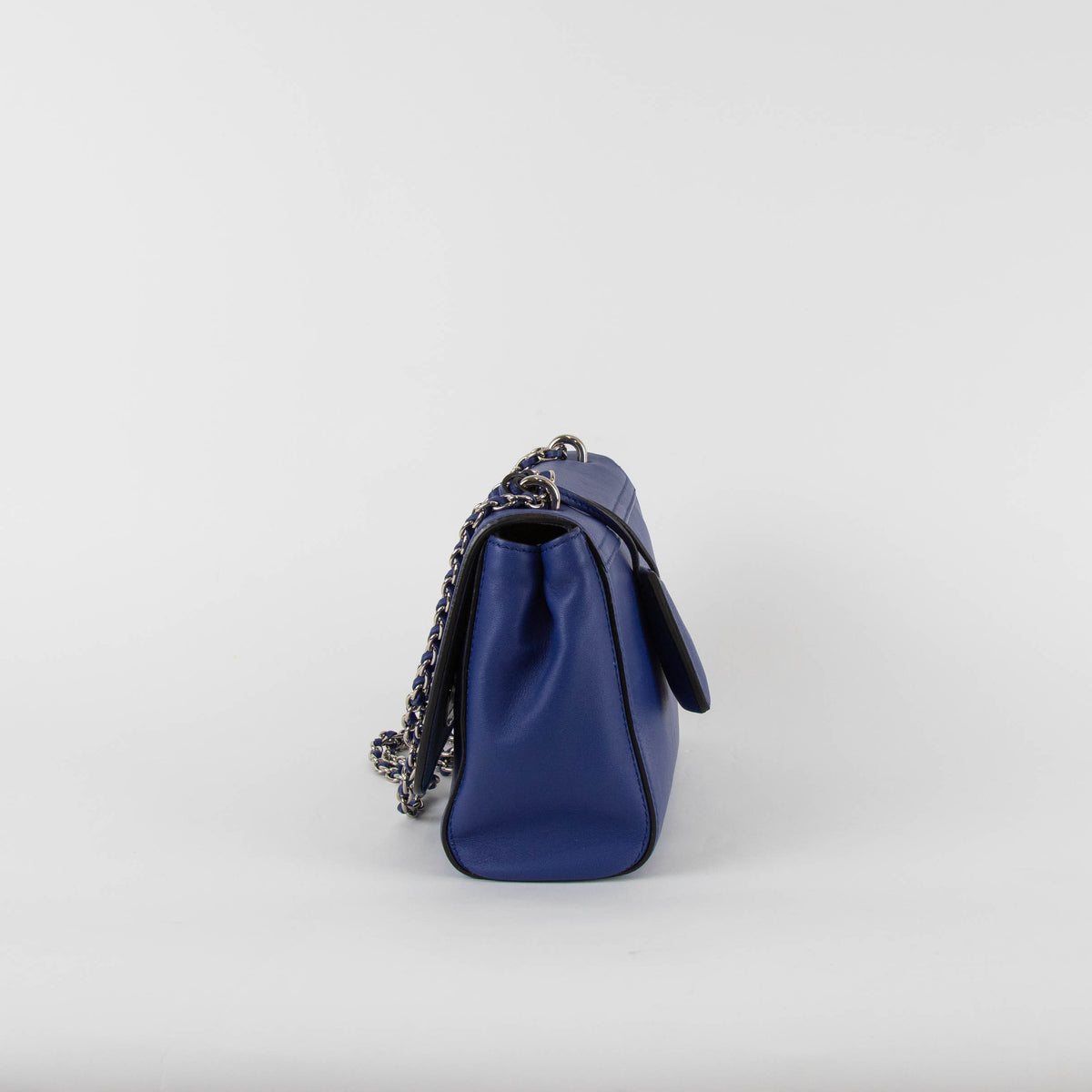 Mulberry Royal Blue Lily Bag With Silver Hardware
