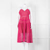 Self-Portrait Pink Lace Sleeveless Dress
