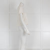 Re/Done Hanes Cream Cropped T Shirt