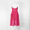 Self-Portrait Pink Lace Sleeveless Dress