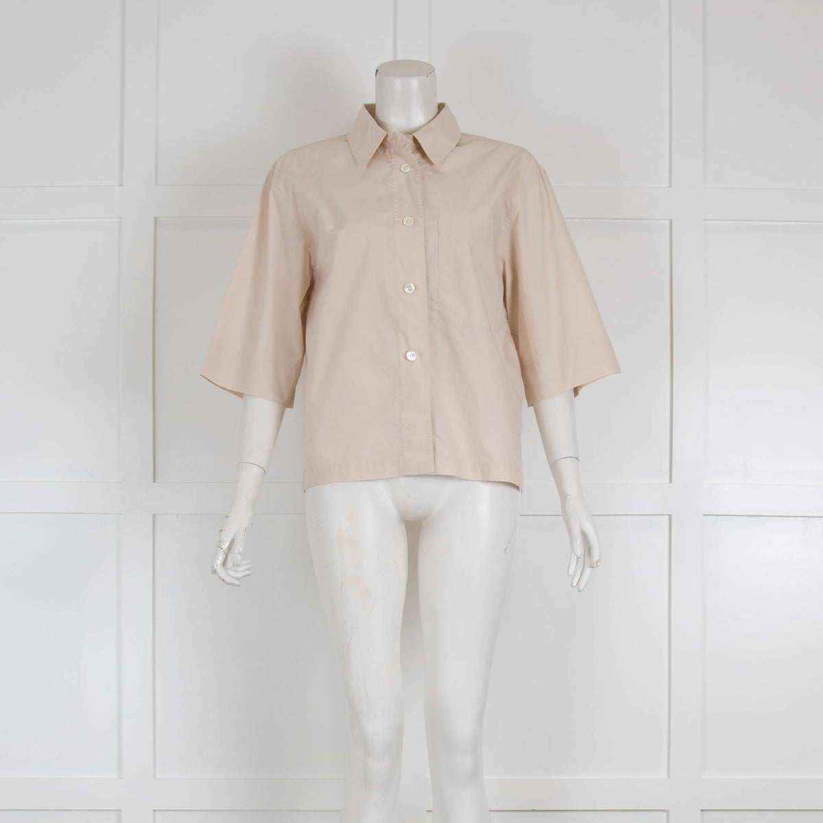 Margaret Howell Beige Short Sleeve Shirt