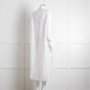 Loup Charmant White Long Sleeve Cotton Coverup Dress