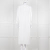 Loup Charmant White Long Sleeve Cotton Coverup Dress