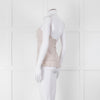 Chanel Pale Grey CC Pearl Button Silk Camisole