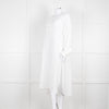Loup Charmant White Long Sleeve Cotton Coverup Dress