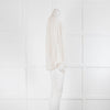 Joseph Cream Silk Tie Front Blouse