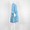 Devotion Twins Blue Turquoise Tiered Kaftan Dress