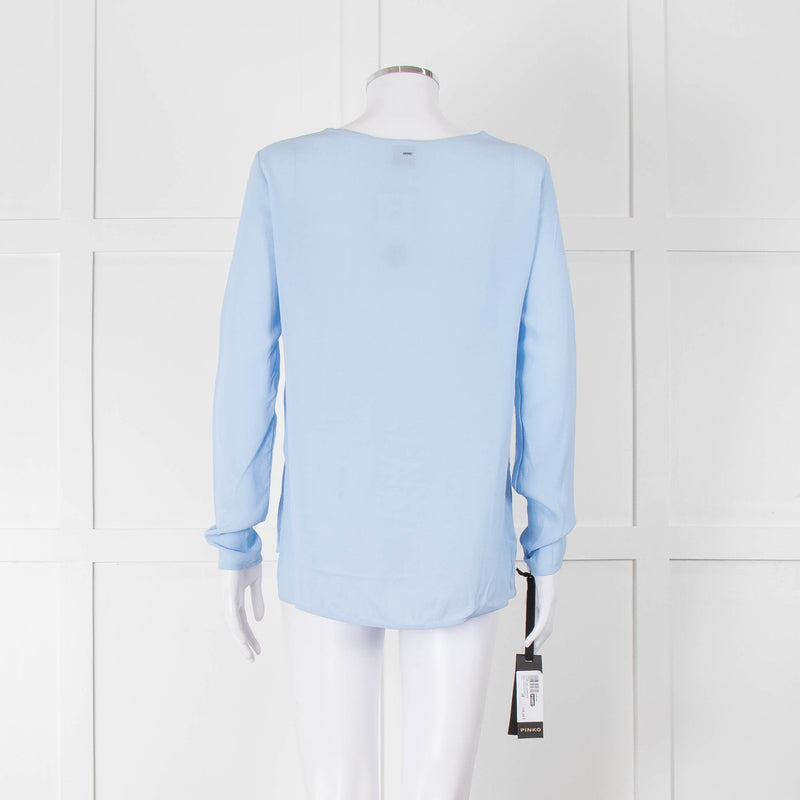 Pinko Pale Blue Long Sleeve Top