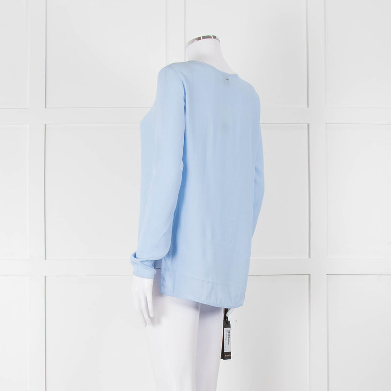 Pinko Pale Blue Long Sleeve Top
