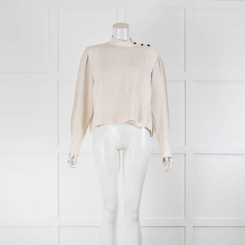 Isabel Marant Belissa Off White Top