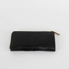 Smythson Black Croc Embossed Zip Up Long Wallet