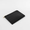 Smythson Black Croc Embossed Travel Organizer Wallet