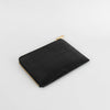 Smythson Black Croc Embossed Travel Organizer Wallet