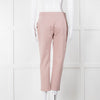 Max Mara Pale Pink Cropped Stretchy Trousers
