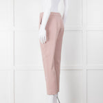 Max Mara Pale Pink Cropped Stretchy Trousers