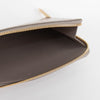 Smythson Taupe Croc Embossed Travel Organizer Wallet