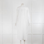 Emporio Sirenuse White Linen Long Shirt Dress