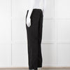 James Perse Black Wide Legged Joggers