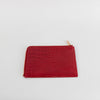Smythson Red Croc Embossed Travel Organizer Wallet