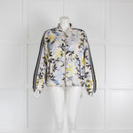 Marc Cain Blue, Grey Yellow Floral Bomber