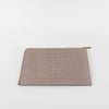 Smythson Taupe Croc Embossed iPad Cover
