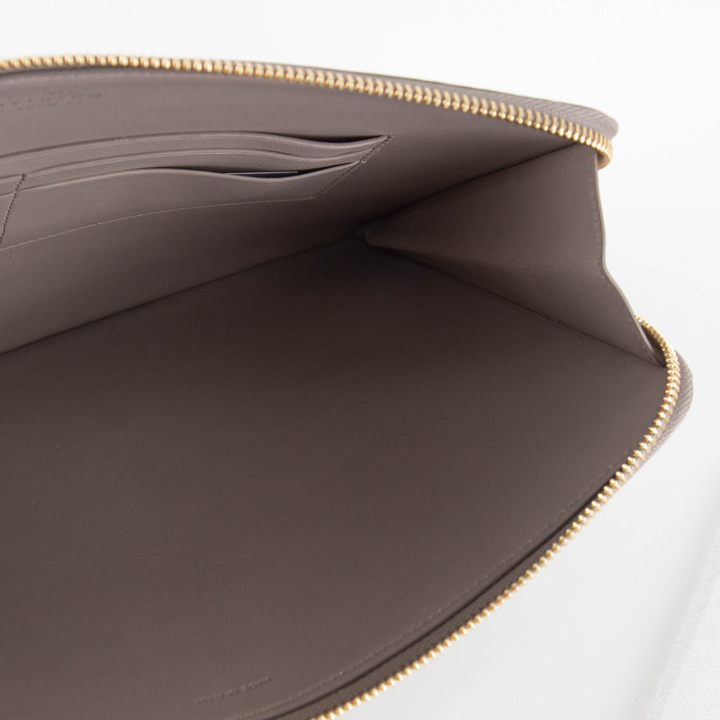 Smythson Taupe Croc Embossed iPad Cover