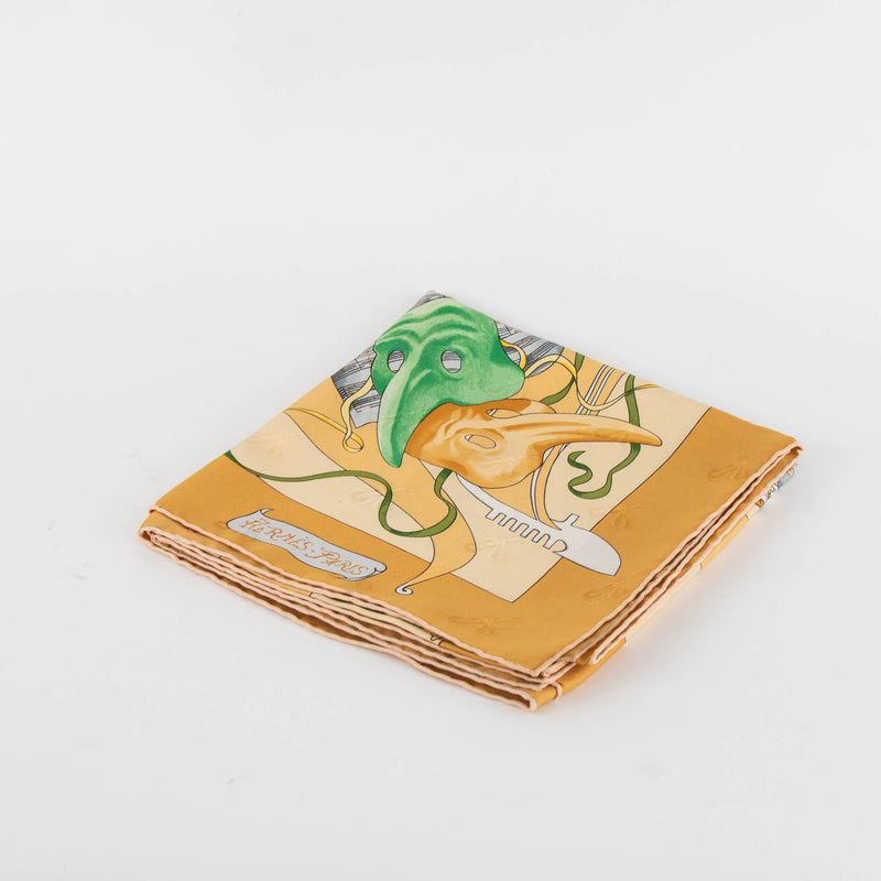Hermes Silk 'Le Carnaval De Venise' 90 Silk Scarf