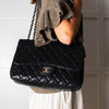 Chanel Jumbo Black Caviar Single Flap Bag