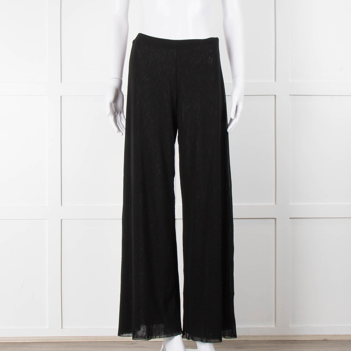 Fuzzi Black Net Trousers