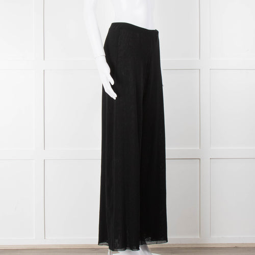 Fuzzi Black Net Trousers