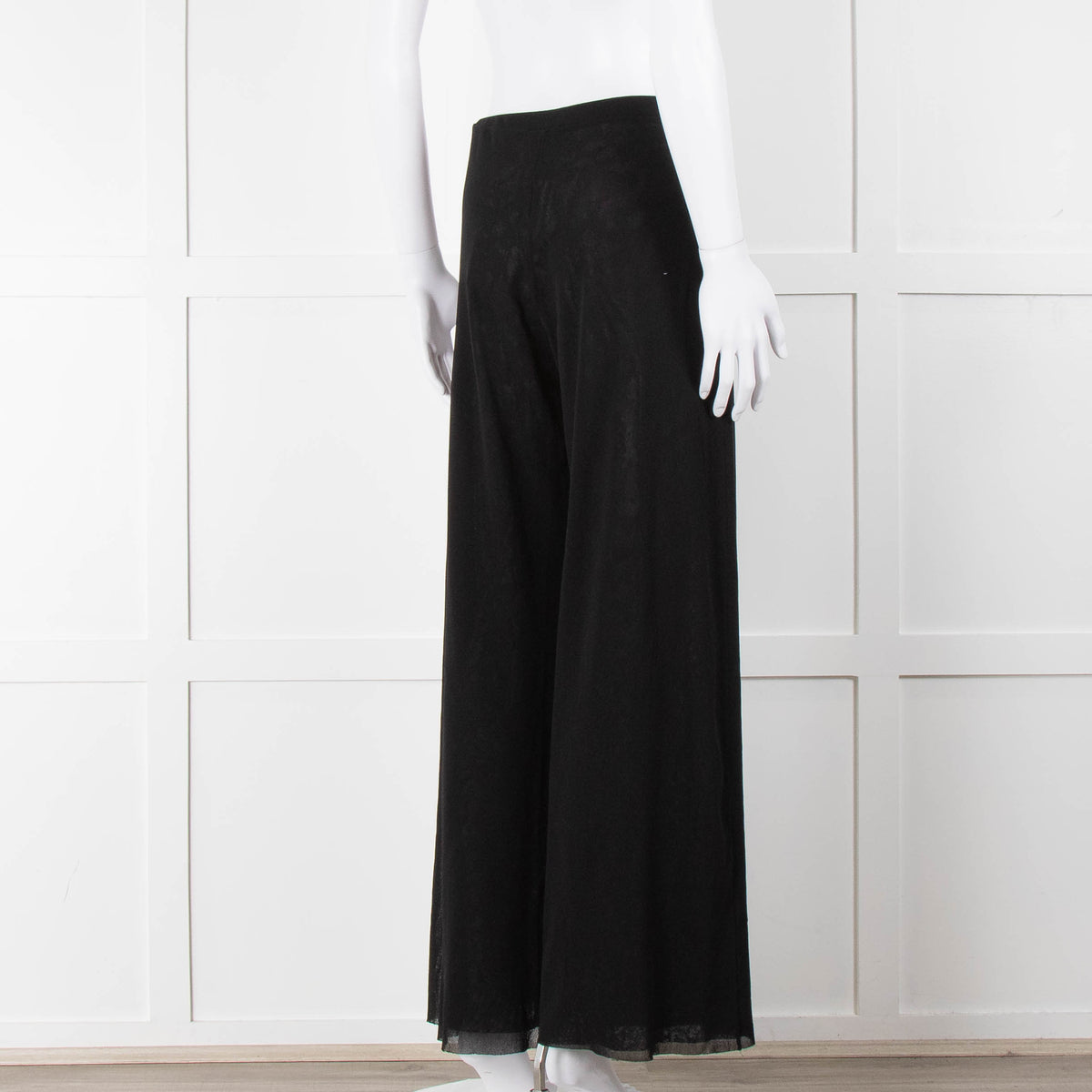 Fuzzi Black Net Trousers