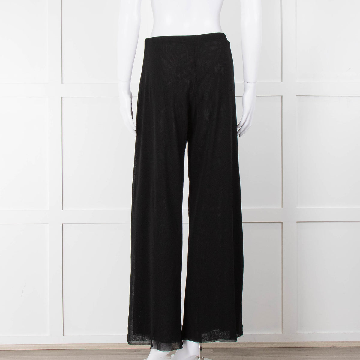 Fuzzi Black Net Trousers
