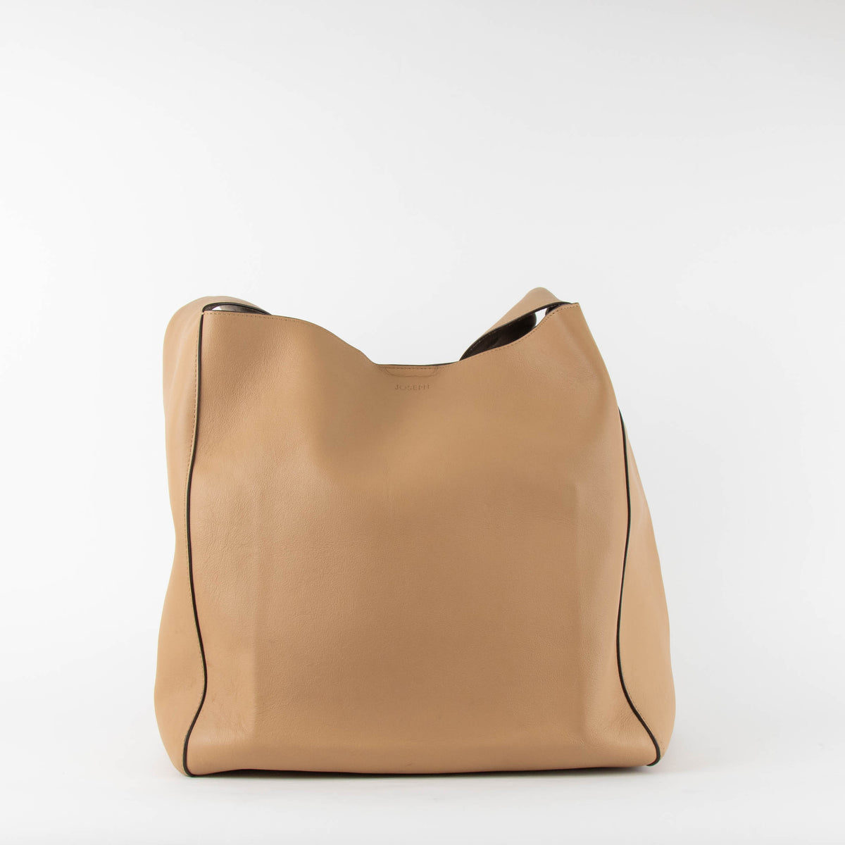 Joseph Beige Unlined Cozumel Slouch Bag