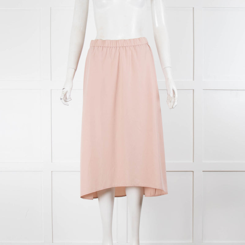 Eileen Fisher Blush Pink Slip Skirt