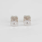 Van Cleef & Arpels 18ct White Gold Mother Of Pearl Sweet Alhambra Earstuds