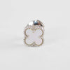 Van Cleef & Arpels 18ct White Gold Mother Of Pearl Sweet Alhambra Earstuds