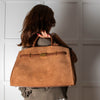 DeMellier Tan Suede Hudson Tote Bag