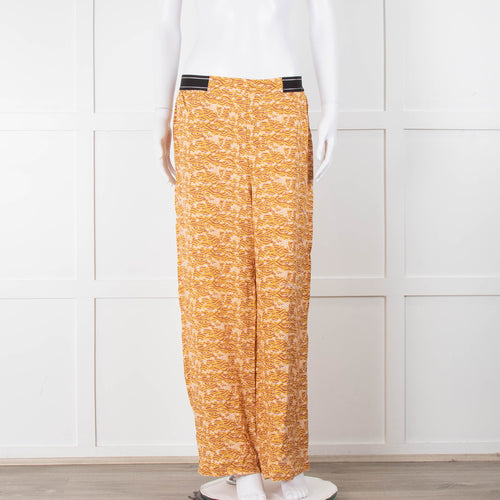 Scotch & Soda Rust Mustard Elasticated Trousers