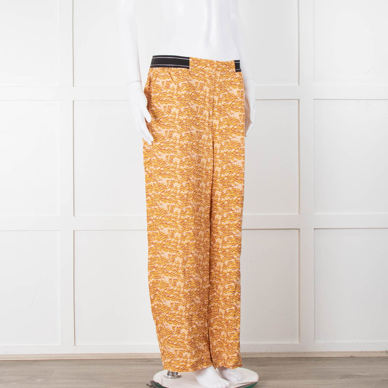 Scotch & Soda Rust Mustard Elasticated Trousers