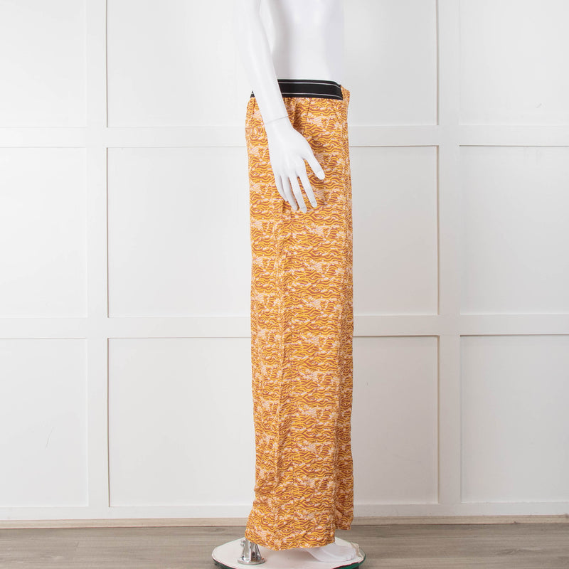 Scotch & Soda Rust Mustard Elasticated Trousers
