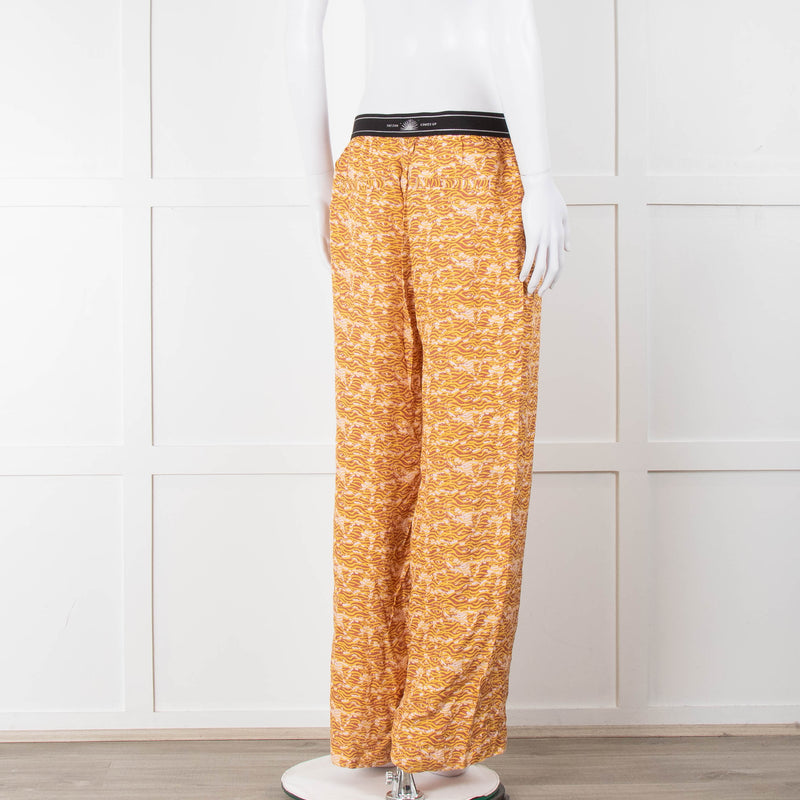 Scotch & Soda Rust Mustard Elasticated Trousers