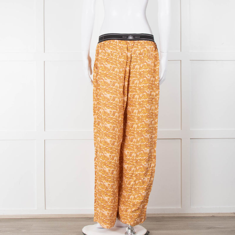 Scotch & Soda Rust Mustard Elasticated Trousers