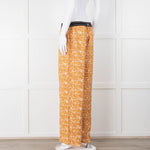 Scotch & Soda Rust Mustard Elasticated Trousers