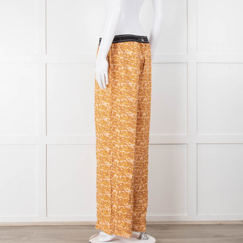 Scotch & Soda Rust Mustard Elasticated Trousers