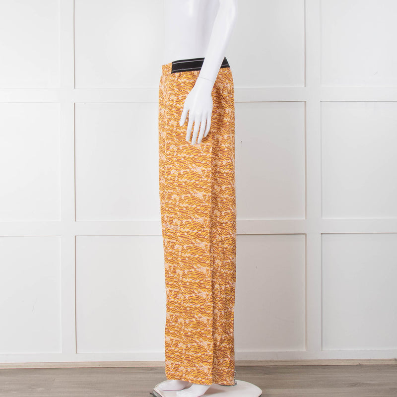Scotch & Soda Rust Mustard Elasticated Trousers