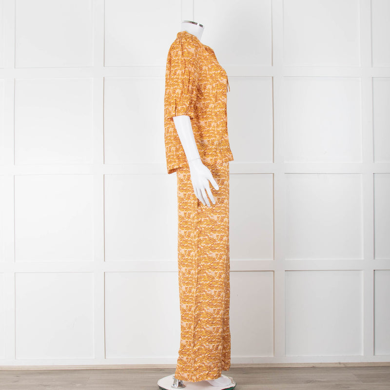 Scotch & Soda Rust Mustard Elasticated Trousers