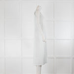 Pleats Please Duck Egg Sleeveless Pleated Midi Dress