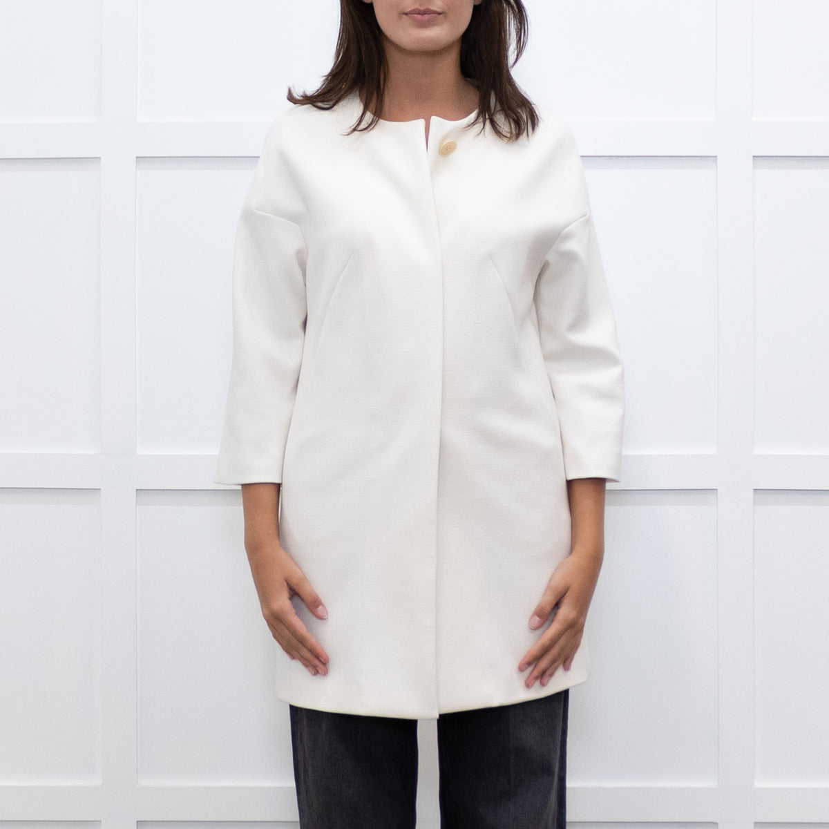 By Malene Birger White Coat 3/4 Sleeve